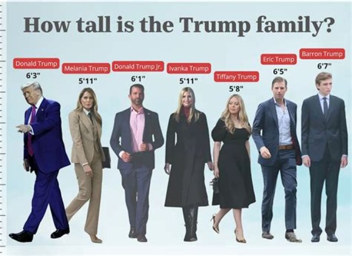 The Heights Of The Trump Family: A Closer Look