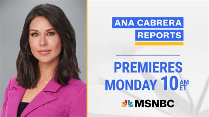 The Latest And Breaking News From Ana Cabrera