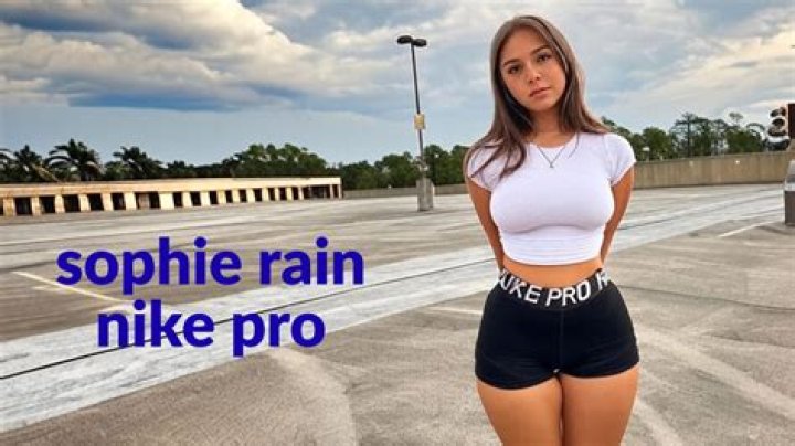 Unveiling The Journey Of Sophie Rain In Nike Pro